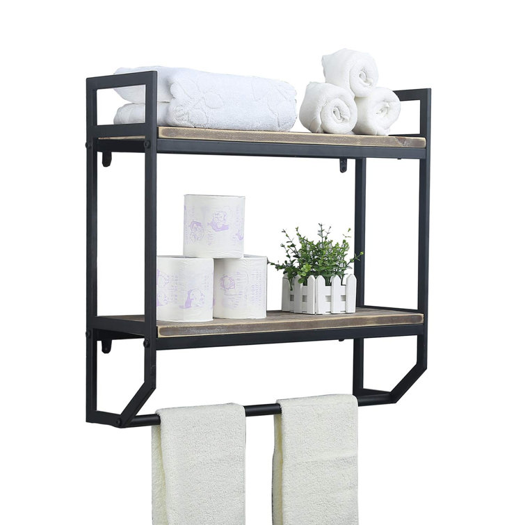 2 Tier Metal Bathroom Storage Rack Everything Bathroom
